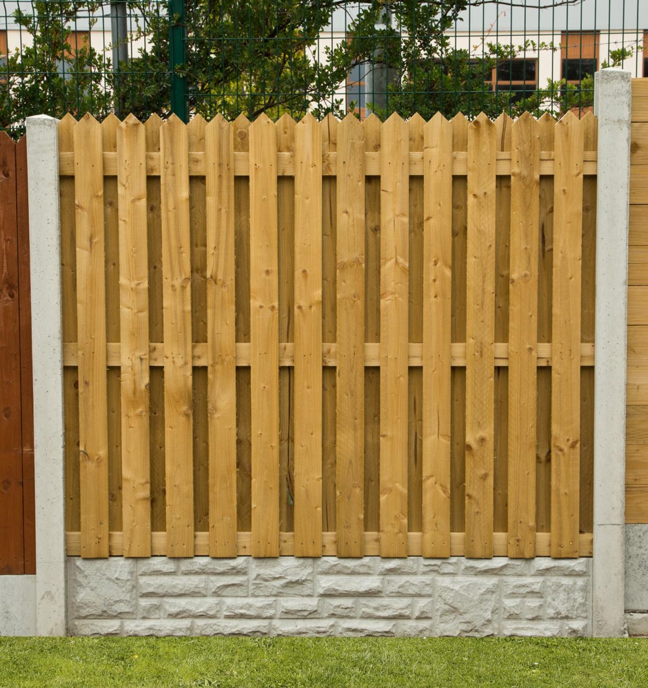 Pointed Top Hit and Miss Fence Panel Glanmire Garden Fencing & Precast