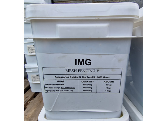Tub of Accessories for 150m of 1.23m V Mesh Fencing