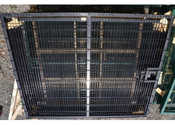 Commercial Double Black Gate 6.0m x 2.4m