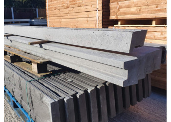 8ft Charcoal Concrete Post