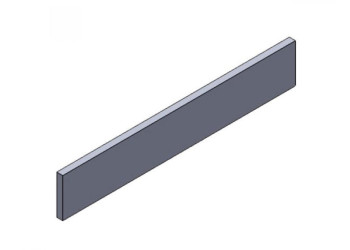 Charcoal Plain Concrete Panel 1.83m