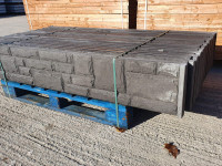 Charcoal Rockface Concrete Panel 1.83m