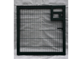 Commercial Black Pedestrian Gate 1.2m x 1.2m