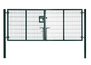 Commercial Double Green Gate 4.0m x 1.7m