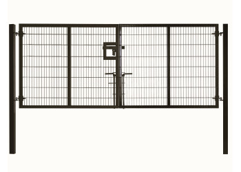 Commercial Double Black Gate 4.0m x 1.7m