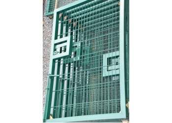 Commercial Green Pedestrian Gate 1.2m x 1.7m