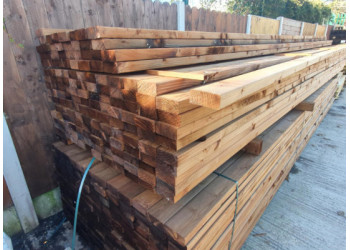 Imported Rails- Pressure Treated Brown