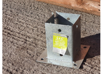 Galvanised Fence Post Support