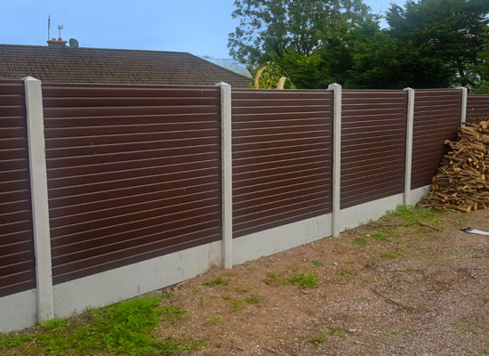 PVC Fence Panels - Fully Double Sided