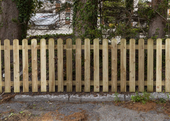 Round Top Open Lattice / Picket Fence Panels