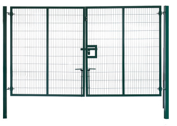 Commercial Double Green Gate 4.0m x 2.4m