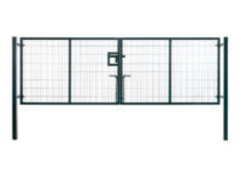 Commercial Double Black Gate 5.0m x 1.7m