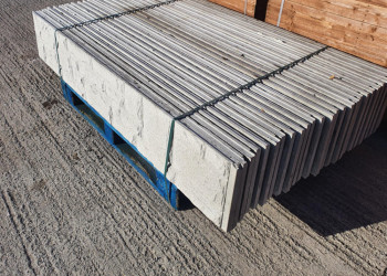 Double Sided Rockface Concrete Panel 1.83m x 300mm