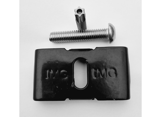 V Mesh Bolt and Bracket Black